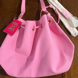 Juicy couture pink bucket bag